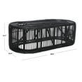thumbnail image 4 of SAFAVIEH Jabez Coastal Oval Coffee Table, Black, 4 of 9