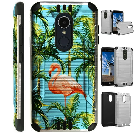 - Silver Guard Phone Case Cover For LG K10 (2018) | K10 Plus | K30 (X410) | K10 Alpha (Flamingo Tree)