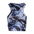 thumbnail image 1 of TriDri - Sujetador Deportivo de Rendimiento para Mujer (Negro, Azul Mármol), 1 of 3