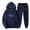 Navy, variant on Feancey Deal of The Day Jogger Sets for Women 2 Piece Hoodie Sweatsuits Valentines Day Heart Print Lounge Set Teen Girl Y2K Tracksuits 2025 Trendy Jogging Suits Black XL