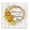 Sunflower Welcome Wreath, variant on Stupell Industries Cottage Welcome Rustic Floral Wreath Black Floating Frame Canvas Art, 18 x 18, by Patricia Pinto