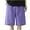 Purple, variant on Summer Mens Shorts, Men's Casual Cargo Shorts Men's Casual Solid Pants Drawstring Waist Athletic Gym Shorts With Pocket, S-5XL