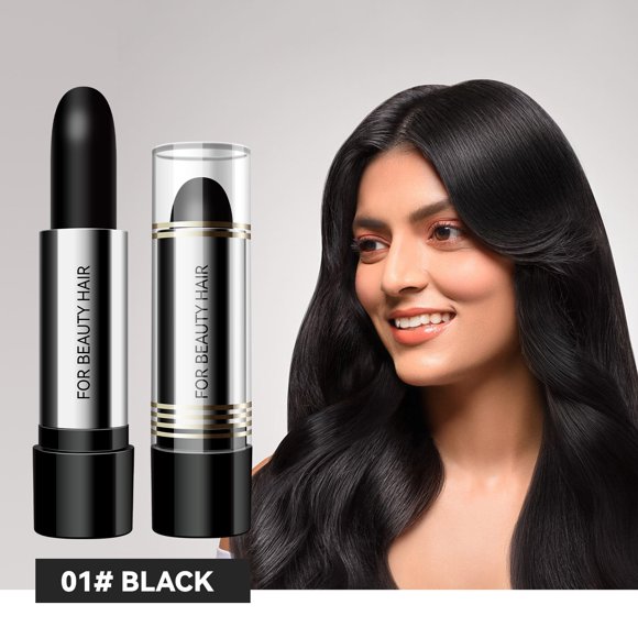Hair Chalk Pens Temporary Hair Dye Hair Color Crayon Cover White Hair Color Patch Black Dark Brown Coffee,Black Polyester Hair Care Net
