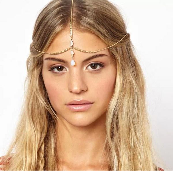 Cabeza nupcial Cinta para la cabeza Pieza para la cabeza Banda cabello Frente Colco none
