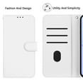 thumbnail image 2 of Designed for Samsung Galaxy A55 Case Wallet, Women Men Flip Folio Cover with PU Leather Stand Credit Card Holders Slots Wrist Strap Magnetic Closure Phone Case for Samsung Galaxy A55 - White, 2 of 12