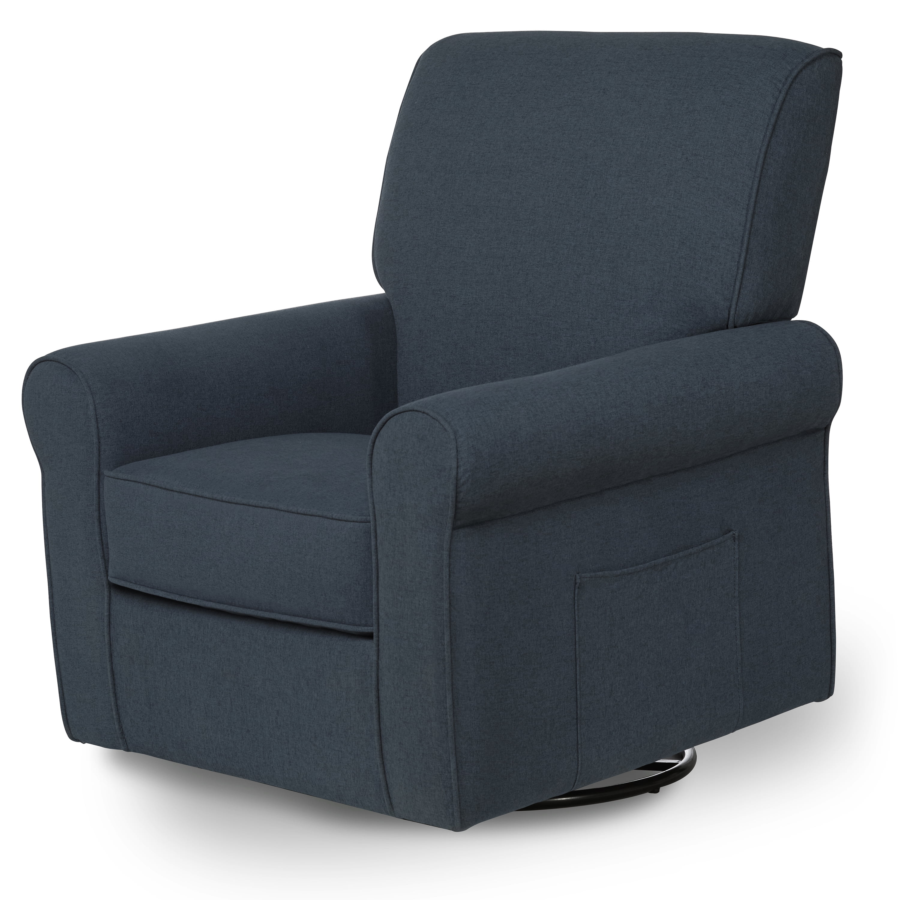 Navy blue nursery glider cheap