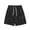 Black, variant on FUZHIQ Joggers for Men Shorts Solid Color Drawstring Elastic Waist Basketball Shorts Relaxed Fit Walking Summer Shorts Pull-On Knit Shorts with Pockets Daily Wear,L