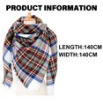 thumbnail image 2 of Foulard d'Automne et d'Hiver pour Femmes, Classique à Franges, à Carreaux, Tartan, Chaude, Douce, Grande Couverture, Châle, 2 of 5