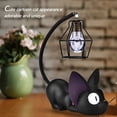 thumbnail image 3 of Wobythan Resin Night Light Cat LED Desktop Lamp Ornaments w/Lampshade Home Decoration Gift (Black Eyes), 3 of 8