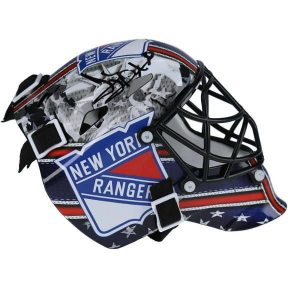 Henrik Lundqvist New York Rangers Autographed Mini Goalie Mask - Fanatics Authentic Certified