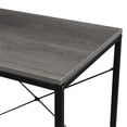 thumbnail image 4 of Convenience Concepts Designs2Go Poste de Travail de Bureau avec Étagères en Bois Gris, 4 of 6