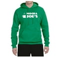 thumbnail image 2 of Mocha Joe's Coffee Stand Shop Logo | Mens Pop Culture Hooded Sweatshirt Graphic Hoodie, Kelly, Small, 2 of 4