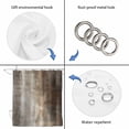 thumbnail image 5 of Brown Ombre Waterproof Fabric Shower Curtain,Modern Abstract Oil Painting Art Waterproof Fabric Shower Curtain for Bathroom Curtains Bathtubs Hotel Shower Curtains with 12 Hooks Small 36x72in, 5 of 8