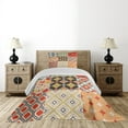 thumbnail image 3 of Ambesonne Colorful Quilted Coverlet 2 Pcs, Vintage Abstract Shape, Twin Size, Multicolor, 3 of 5