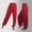 #01Red, variant on Kiplyki Wholesale Womens Elastic Loose Casual Soft Yoga Sports Dance Harem Pants