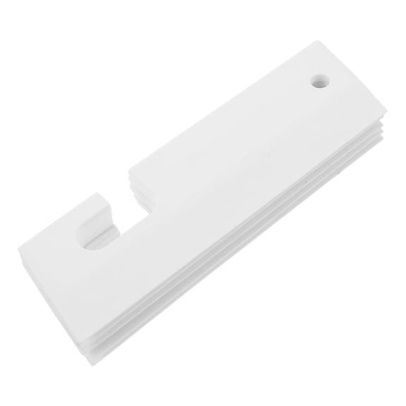 ETHZZLE 5Pcs White Silicone Bathroom Glass and Kitchen Sink Squeegee Set with Soft Flexible Scraper