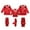 Rouge, variante sur Ensembles de Pyjamas de Noël en Satin pour la Famille Ensembles Assortis de Noël Vêtements de Nuit Doux pour Hommes Femmes Adultes Enfants