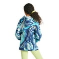 thumbnail image 2 of Justice Girls Marbled Sweatshirt, Sizes XS-XLP, 2 of 4
