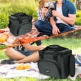 thumbnail image 5 of OPUX Soft Cooler Bag, Insulated Collapsible Soft Sided Cooler Lunch Cooler Bag for Men Work Camping Beach Travel, Leakproof Lunch Box 18 Cans, Gray, 5 of 6