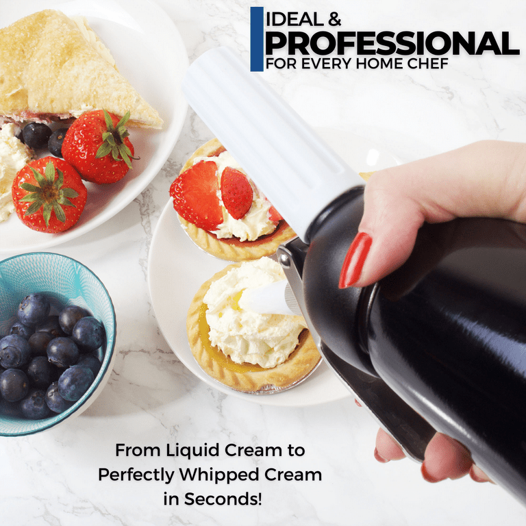 Shop Whipped Cream Chargers and 0.5L Cream Whipper Dispenser