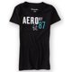 thumbnail image 1 of Camiseta adornada Aeropostale Mujer Aero Ny Est. 87 negra extragrande, 1 of 1