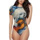 thumbnail image 1 of Fotbe Dog Guitar Starry Night Body de Mujer con Cuello Redondo y Mangas Cortas, Sin Mangas Ajustado, Suave, Cómodo y Básico-XX-Large, 1 of 7