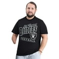 thumbnail image 2 of Men's G-III Sports by Carl Banks  Black Las Vegas Raiders Adaptive Headliner Graphic T-Shirt, 2 of 6