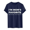 thumbnail image 6 of gcong Im Moms Favorite T Shirt Funny Moms Favorite Son Daughter I'm Mom's Favorite T-Shirt Unisex, 6 of 7