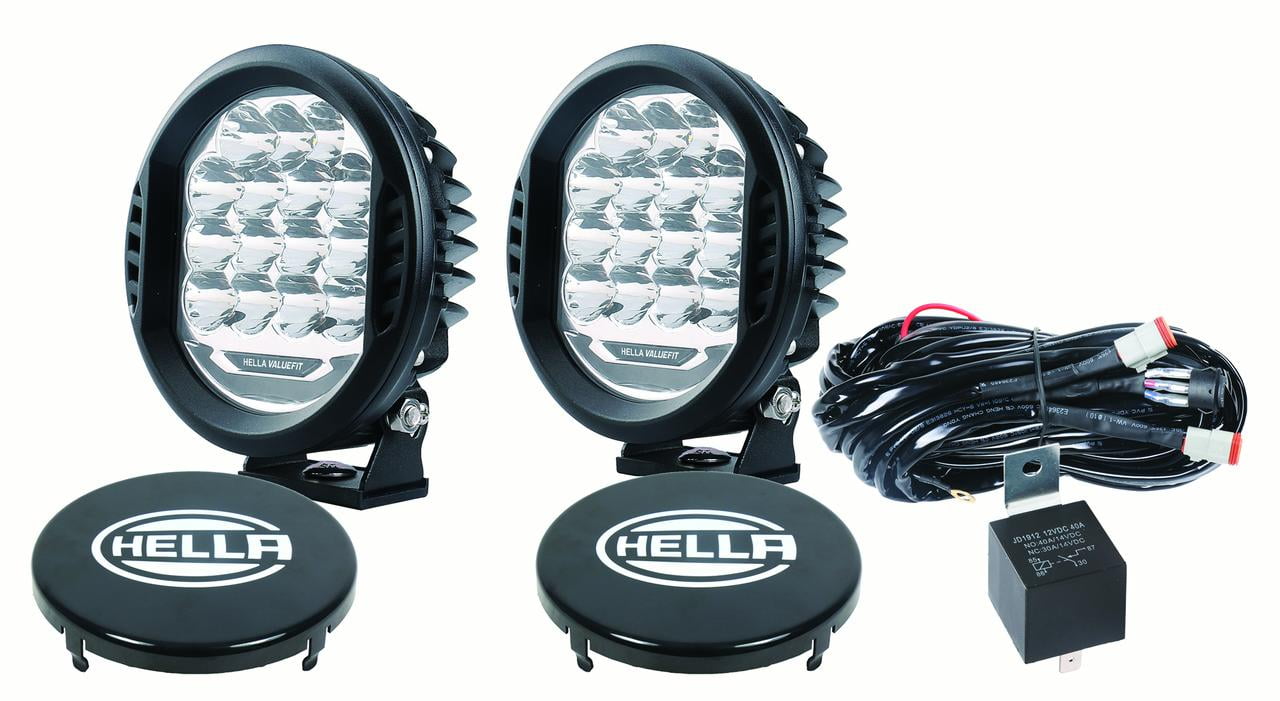 Hella 358117171 Driving/ Fog Light LED ValueFit 500 Round; 22.5 Watt