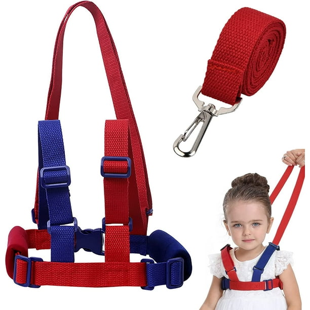 Cinturón para caminar para bebés y cinturón de seguridad 2 en 1 Cinturón de seguridad para niños antipérdida Cinturón antipérdida Cinturón para caminar para niños pequeños de poliéster para 1-5 años JAMW Sencillez