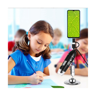 Handheld 1600X Wireless Digital Microscope, Type-C USB, 3in1 LED ...