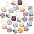 thumbnail image 1 of 30 piezas de dijes de trébol de vidrio, mini cuentas para hacer pulseras, bisutería y manualidades., 1 of 7