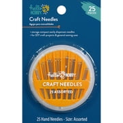 Hello Hobby Assorted Size Steel Craft Needles in Dial Compact (25 Piece)