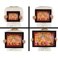 thumbnail image 7 of IBA Indianbeautifulart Lord Ram & Sita Sitting In There Court Picture Frame Religious Poster Black Wall Frame Deity&nbsp;Photo&nbsp;Frame Wall Decor&nbsp;For Home/ Office/ Temple, 7 of 7