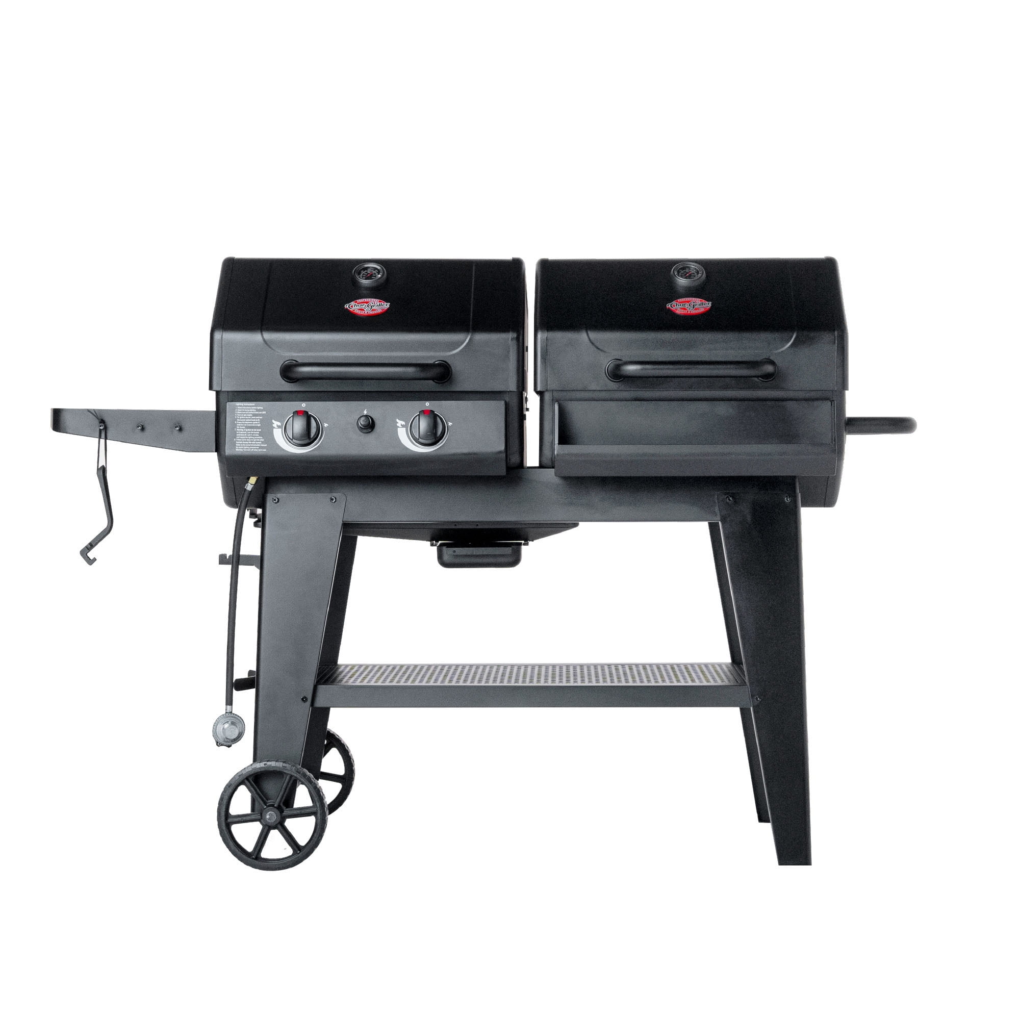 Char-Griller Flex Fuel Plus Grill, Griddle, Smoker