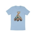 thumbnail image 5 of Funny Giraffe Driving Monster Truck Safari Gift Men Women T-Shirt Safari Giraffe Driver Birthday Holiday Presents Tshirt, 5 of 10