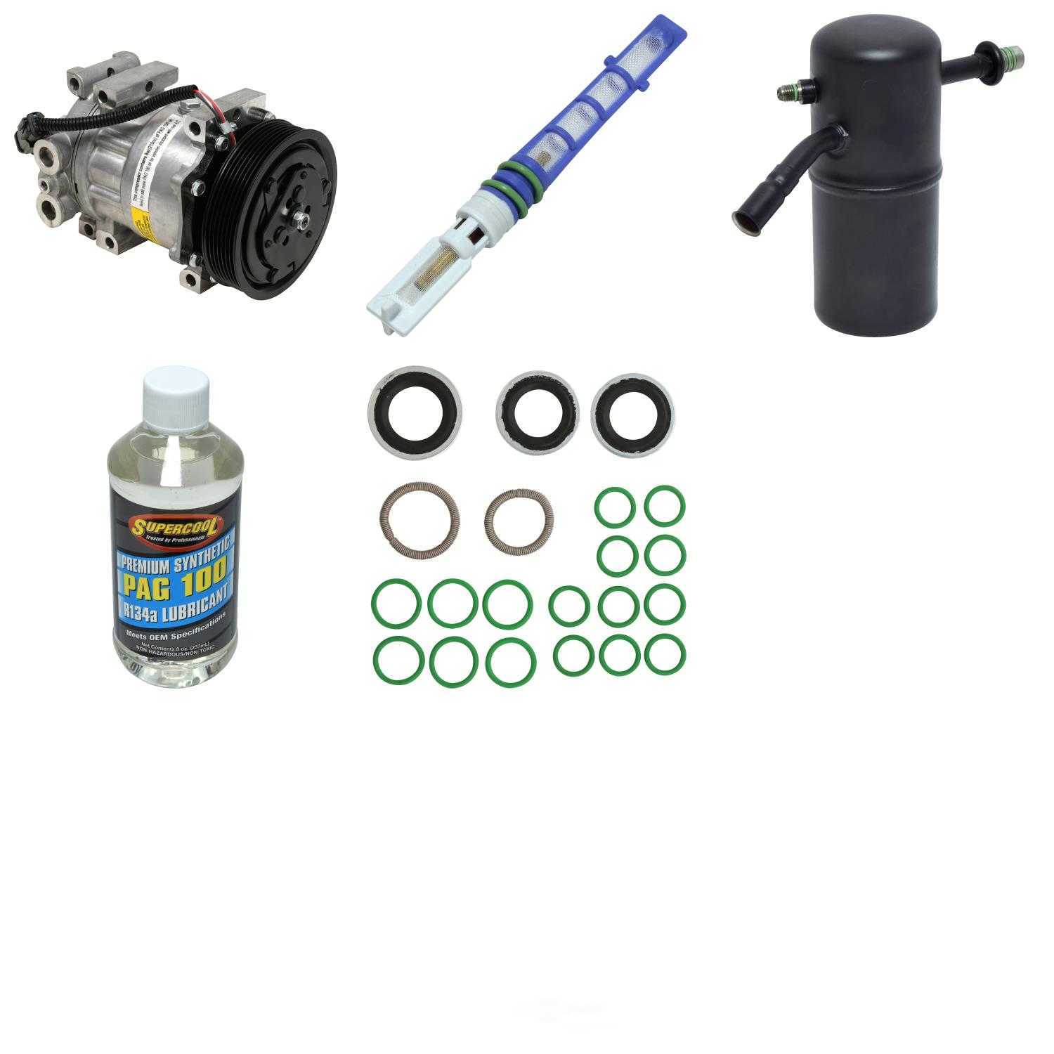 A/C Compressor and Component Kit -- Compressor Replacement Kit Fits select: 1997 ,1998-1999 DODGE DAKOTA