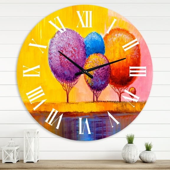 Designart 1" Quartz Modern/Contemporary Wall Clock