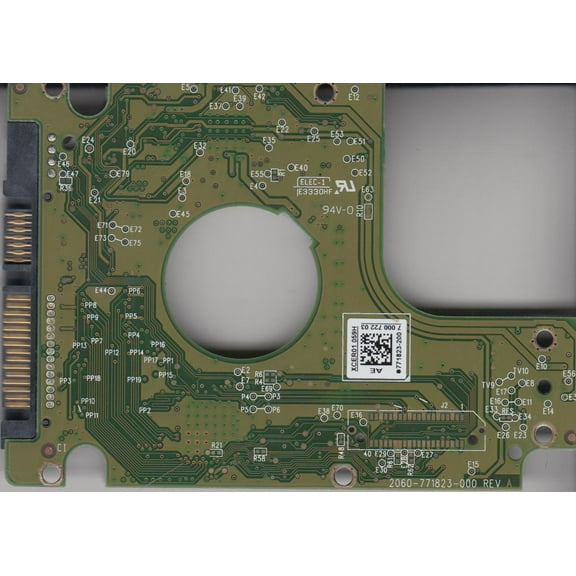 WD20NPVT-00Z2TT0, 771823-200 AE, WD SATA 2.5 PCB