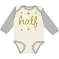 thumbnail image 3 of Inktastic Half Birthday 1/2 Photo Boys or Girls Long Sleeve Baby Bodysuit, 3 of 5