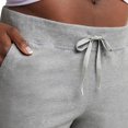 thumbnail image 2 of Hanes Women`s Jersey Pocket Short, M, Light Steel, 2 of 6