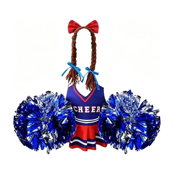 huayou Cheerleading Costume Set, Cheer Outfit with Braided Headband for Events, for Porch Goose Home Decor