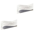 thumbnail image 3 of VONKY PVC Border Wall Corner Stick Durable And Waterproof Surface With Exquisite Workmanship Wallpaper For Living Room Decor white peony 2Set, 3 of 6