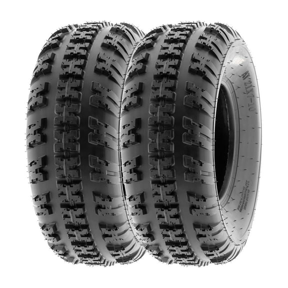 SunF ATV All Terrain Sport Quad Tire 21x7-10 21x7x10 6 PR Tubeless A031 (Set of 2)
