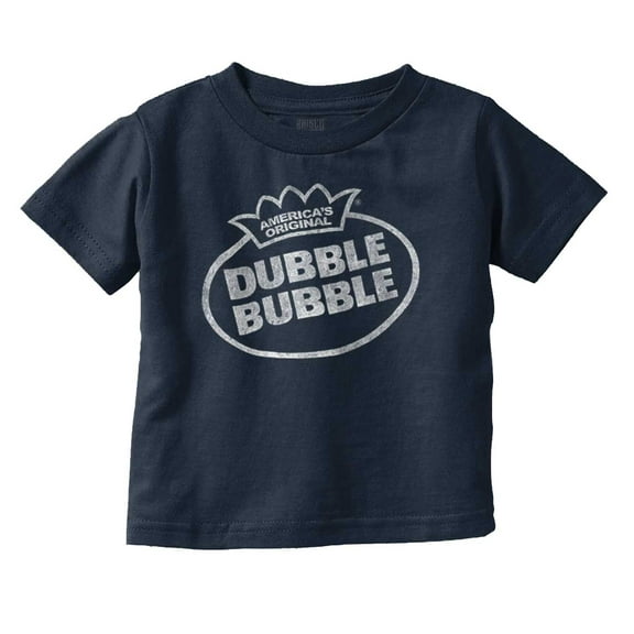 Retro Dubble Bubble Vintage Classic Logo Toddler Boy Girl T Shirt Infant Toddler Brisco Brands 12M