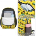 thumbnail image 4 of Tractor and Tractors Yellow Pattern 17" School Backpacks for Teens,Waterproof Oxford Fabric,S-Shape Padded Straps for School,Travel,Hiking,Camping, 4 of 6