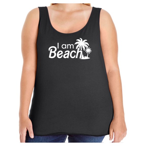 I Am Beach Womens Tank Top