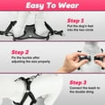 thumbnail image 5 of PcEoTllar No Pull Dog Harness and Leash Set, Adjustable Reflective Step in Dog Harness for Small Dogs, Pink XS, 5 of 7