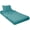 Turquoise, variant on College Dorm 100% Jersey Knit Cotton Twin Extra Long Sheets 4 Piece Set (White)