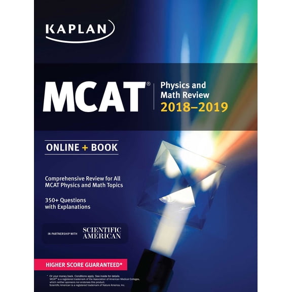 Kaplan Test Prep: MCAT Physics and Math Review 2018-2019 : Online Book (Paperback)